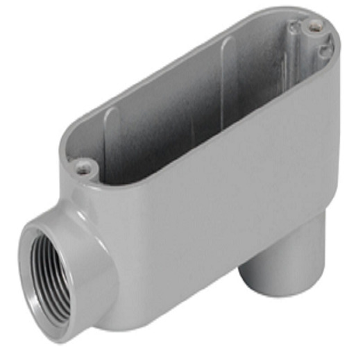 Rigid and IMC Conduit Body, Type LB, Aluminum, Size 2 Inch