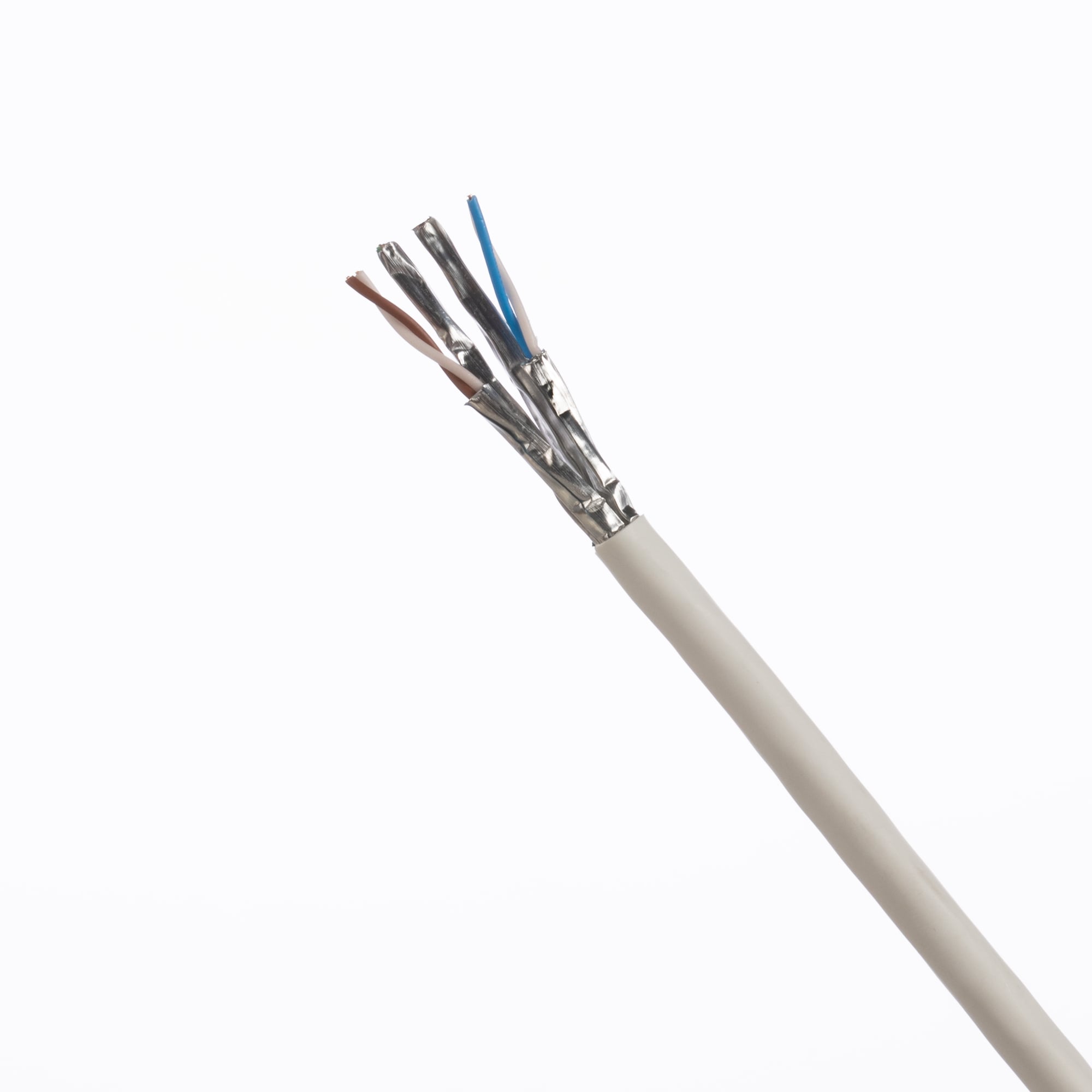 Copper Cable, Cat 6A, 4-Pair, 23 AWG, U/