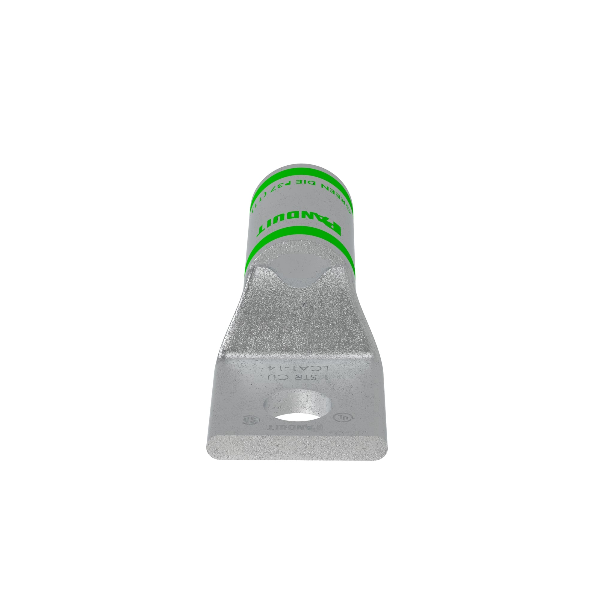 Copper Compression Lug, 1 Hole, #1 AWG, 
