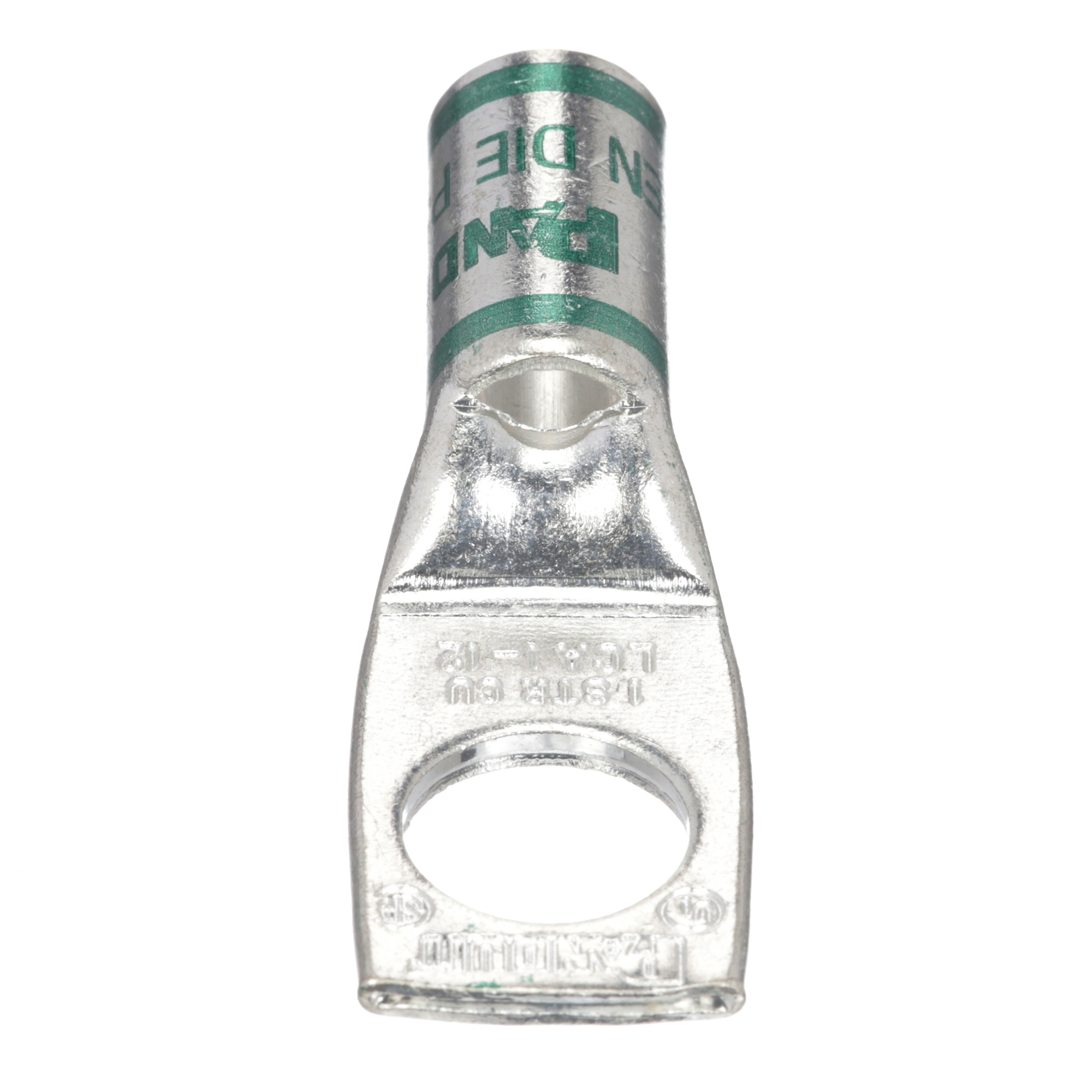 Copper Compression Lug, 1 Hole, #1 AWG, 