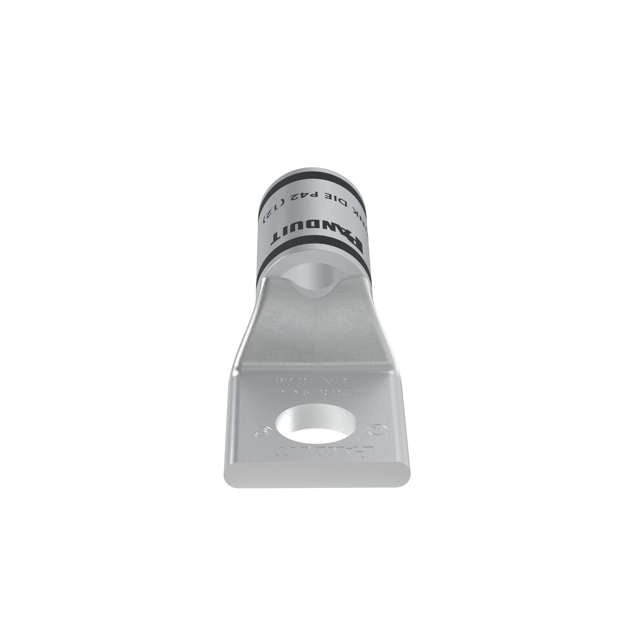 Copper Compression Lug, 1 Hole, 1/0 AWG,