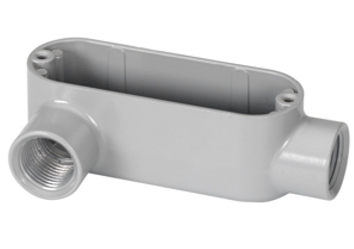 Rigid and IMC Conduit Body, Type LL, Malleable Iron, Size 2 1/2 Inch
