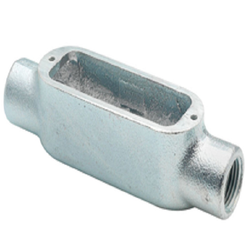 Rigid and IMC Conduit Body, Type C, Malleable Iron, Size 1 1/2 Inch