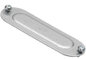 Cover, Conduit Body, Steel, Size 2 1/2 - 3 Inch
