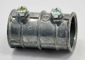 Coupling, Set Screw, Zinc Die Cast, Size 1/2 Inch, Rigid