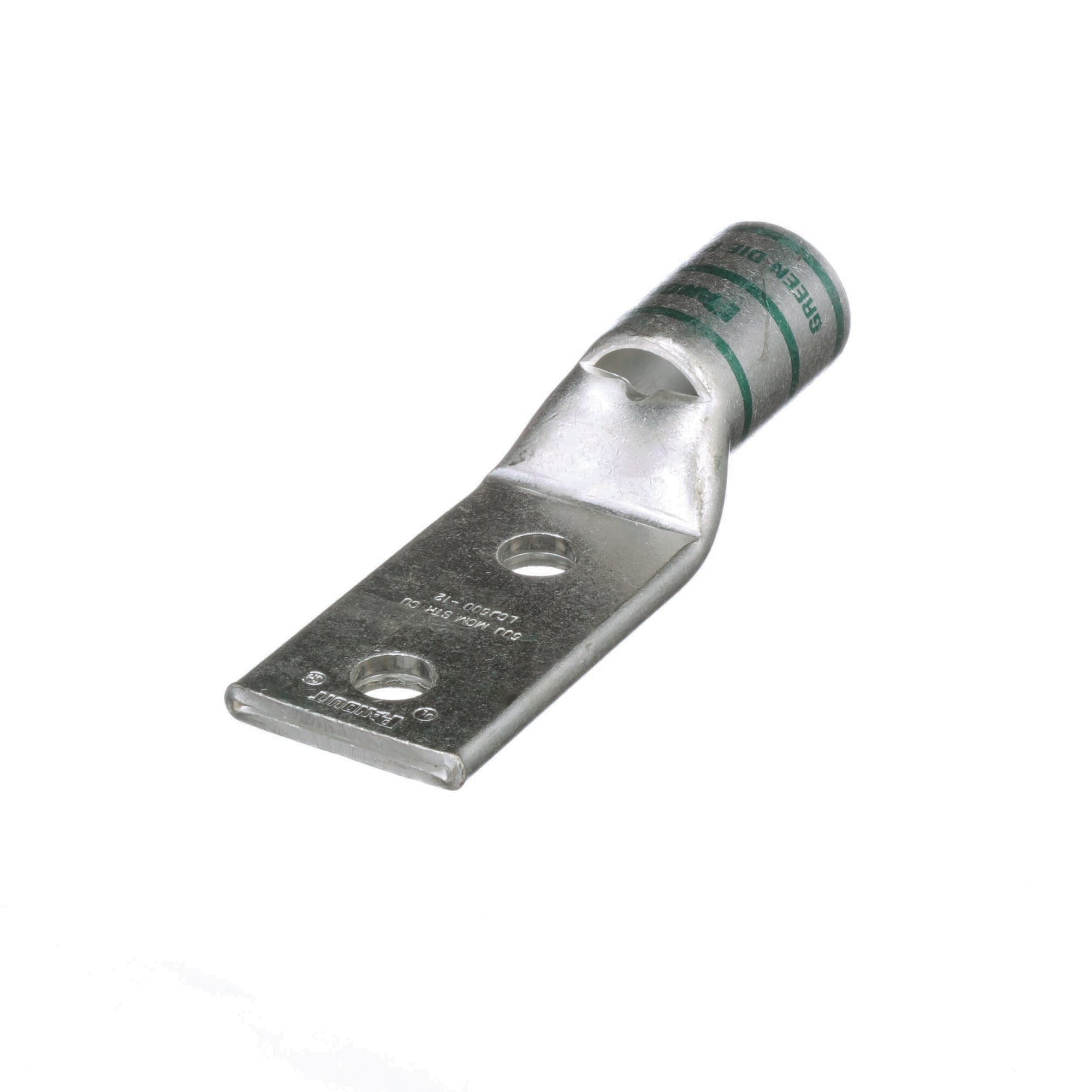 Copper Compression Lug, 2 Hole, 600 kcmi