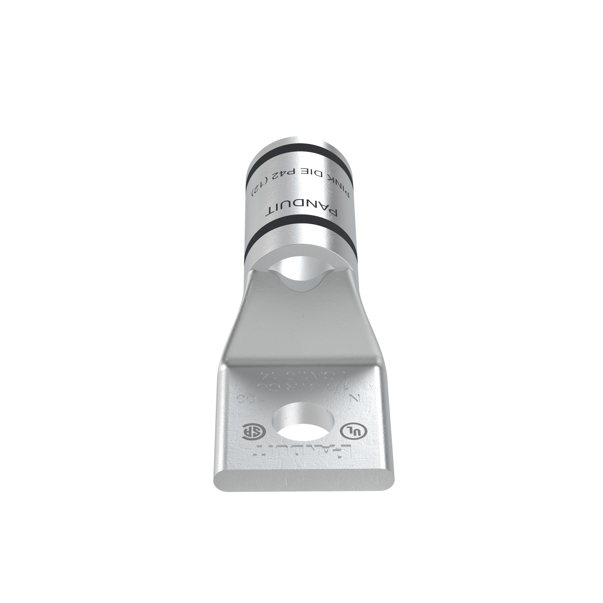Copper Compression Lug, 1 Hole, 1/0 AWG,