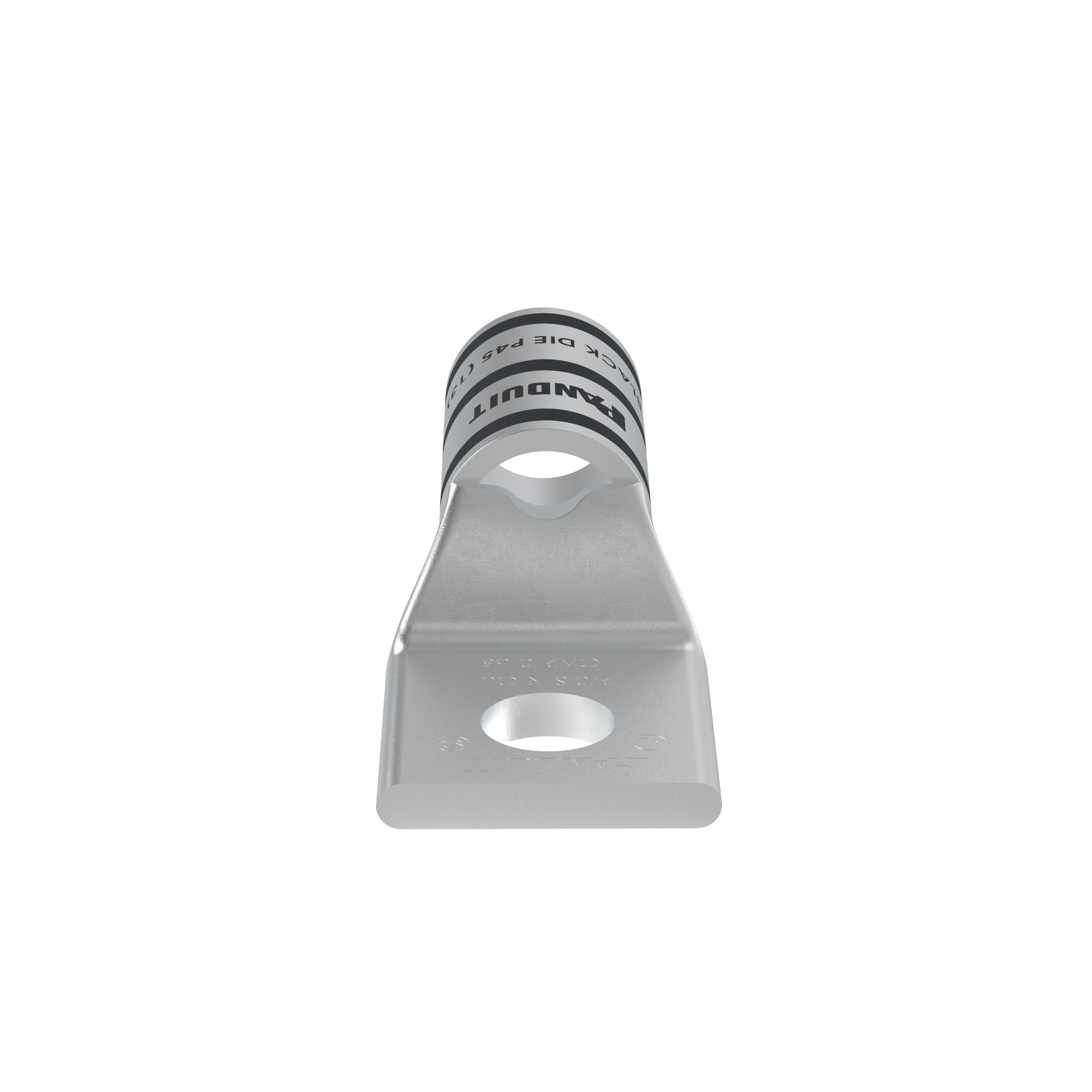 Copper Compression Lug, 1 Hole, 2/0 AWG,