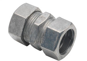 Coupling, Compression, Zinc Die Cast, Size 4 Inch