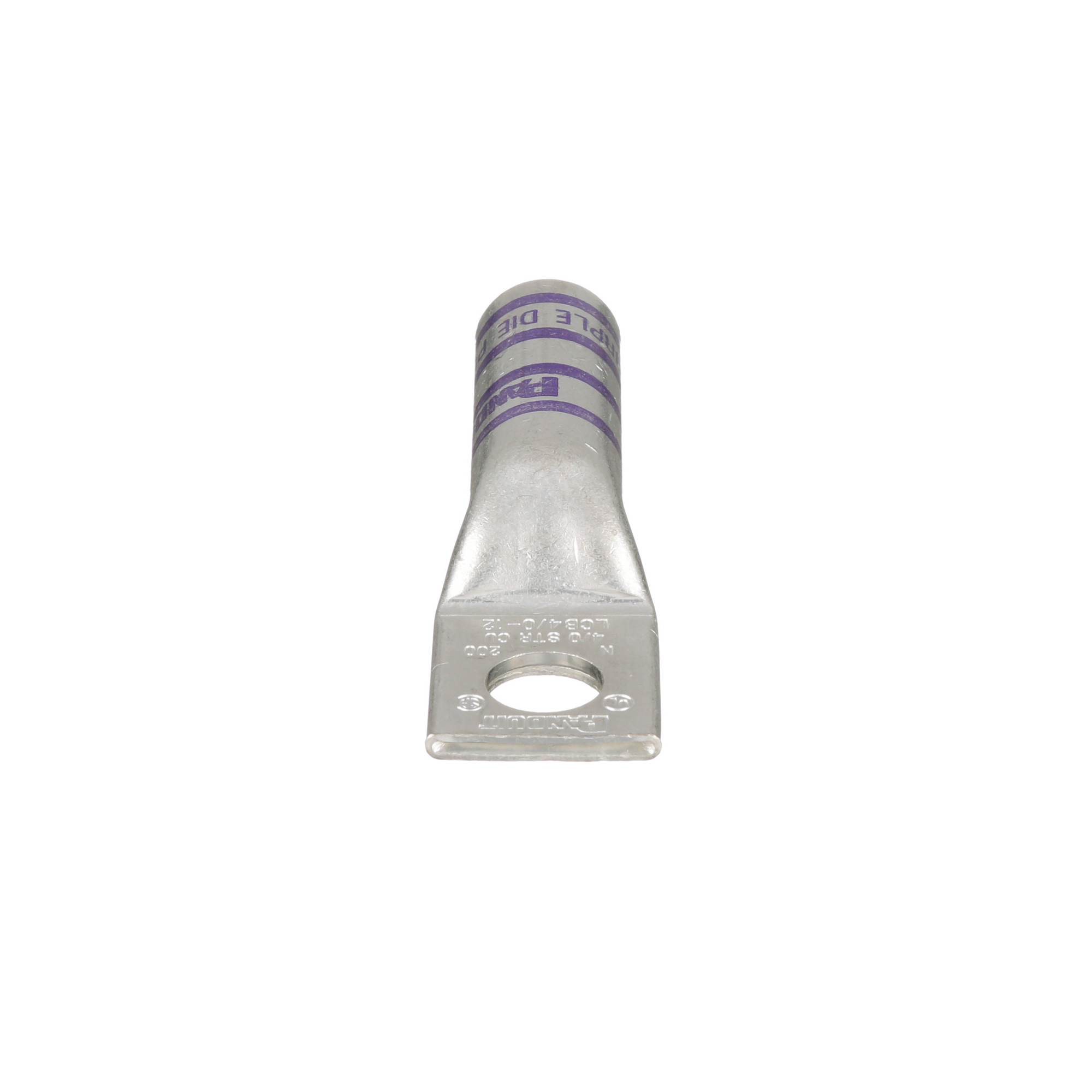 Copper Compression Lug, 1 Hole, 4/0 AWG,
