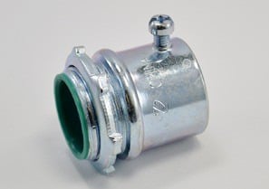 Connector, Set Screw, Steel, Insulated Throat, Size 1 Inch