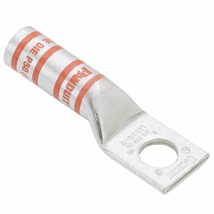 Copper Compression Lug, 1 Hole, #4 - #3 