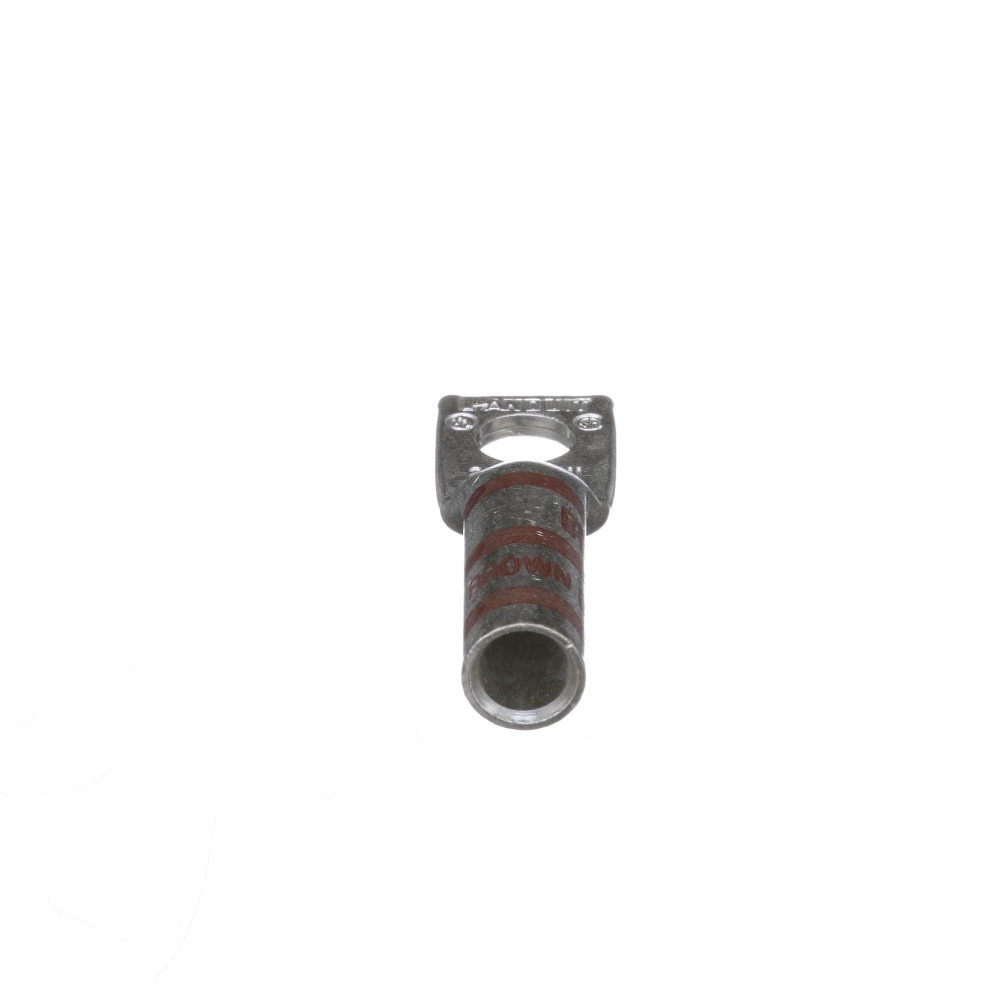 Copper Compression Lug, 1 Hole, #2 AWG, 
