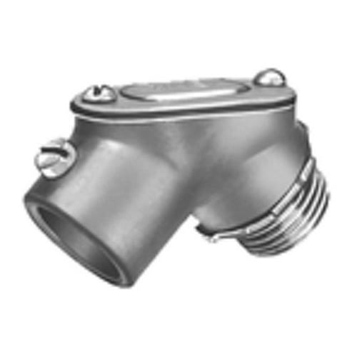Set Screw Connector Pull Elbow, Zinc Die Cast, Size 1/2 Inch