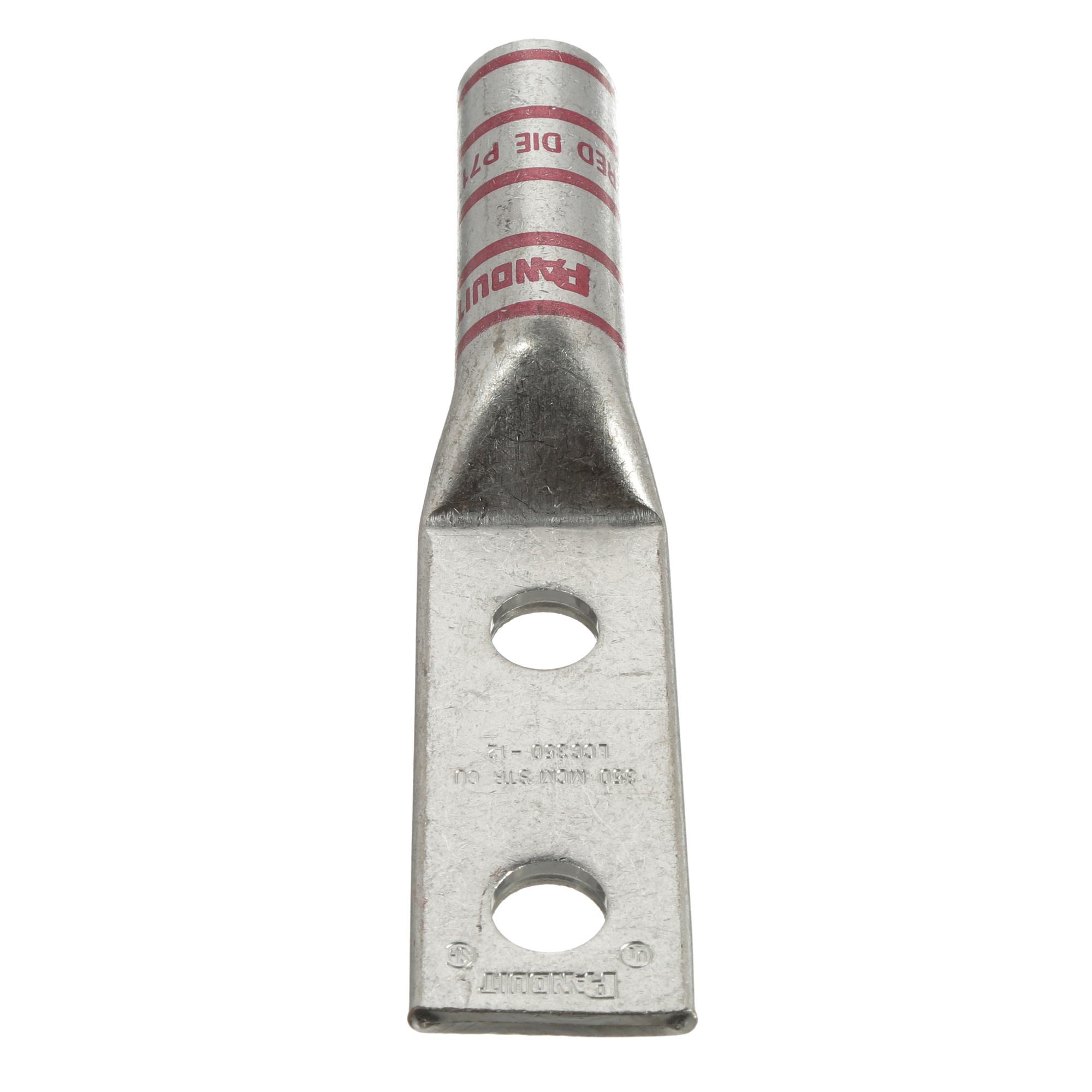 Copper Compression Lug, 2 Hole, 350 kcmi