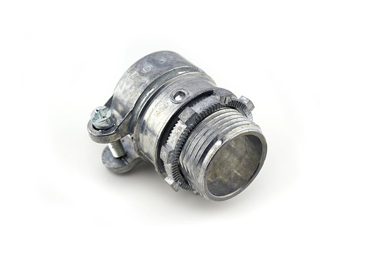 Connector, Squeeze, Zinc Die Cast, Trade Size 1 Inch