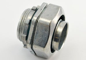 Connector, Liquid Tight, Zinc Die Cast, Size 3 1/2 Inch