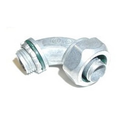 Connector, Liquid Tight, Cast Zinc, Size 1/2 Inch