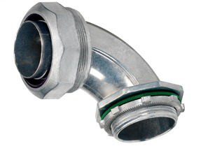 Connector, Liquid Tight, Cast Zinc, Size 2-1/2 Inch