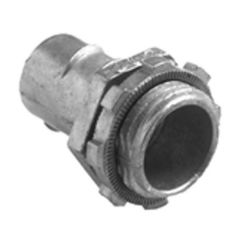 Connector, Screw-In, Zinc Die Cast, Flex Size 1-1/2 Inch