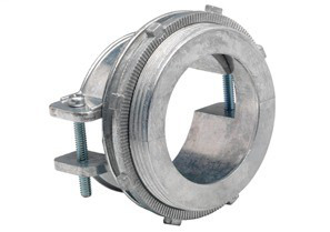 Connector, Strap, Two Screw, Zinc Die Cast, Size K.O. 1-1/2 Inch