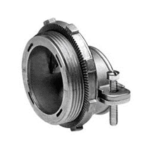 Connector, Strap, Two Screw, Zinc Die Cast, Size K.O. 2-1/2 Inch