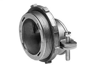 Connector, Strap, Two Screw, Zinc Die Cast, Size K.O. 3 1/2 Inch