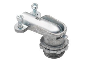 Connector, 90 Degrees, Zinc Die Cast, Flex Size 1-1/2 Inch