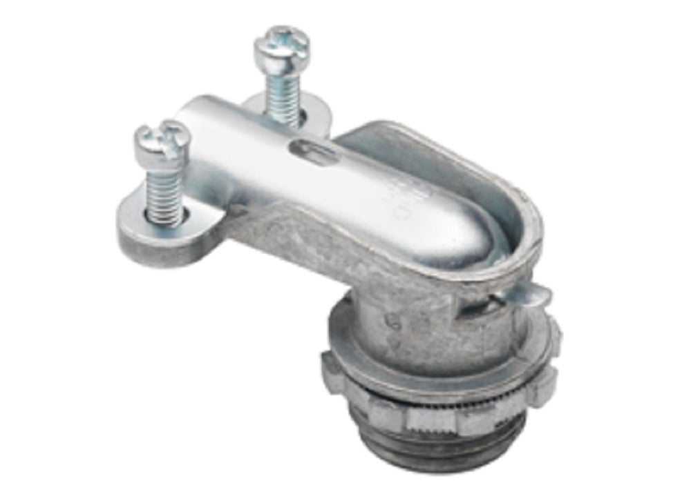 Connector, 90 Degrees, Zinc Die Cast, Flex Size 3 Inch