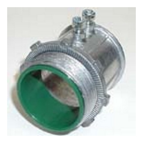 Connector, Set Screw, Zinc Die Cast, 105Â°C Insulated Throat, Size 1-1/4 Inch