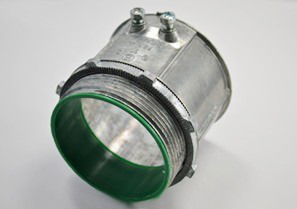 Connector, Set Screw, Zinc Die Cast, Insulated Throat, Size 3 Inch
