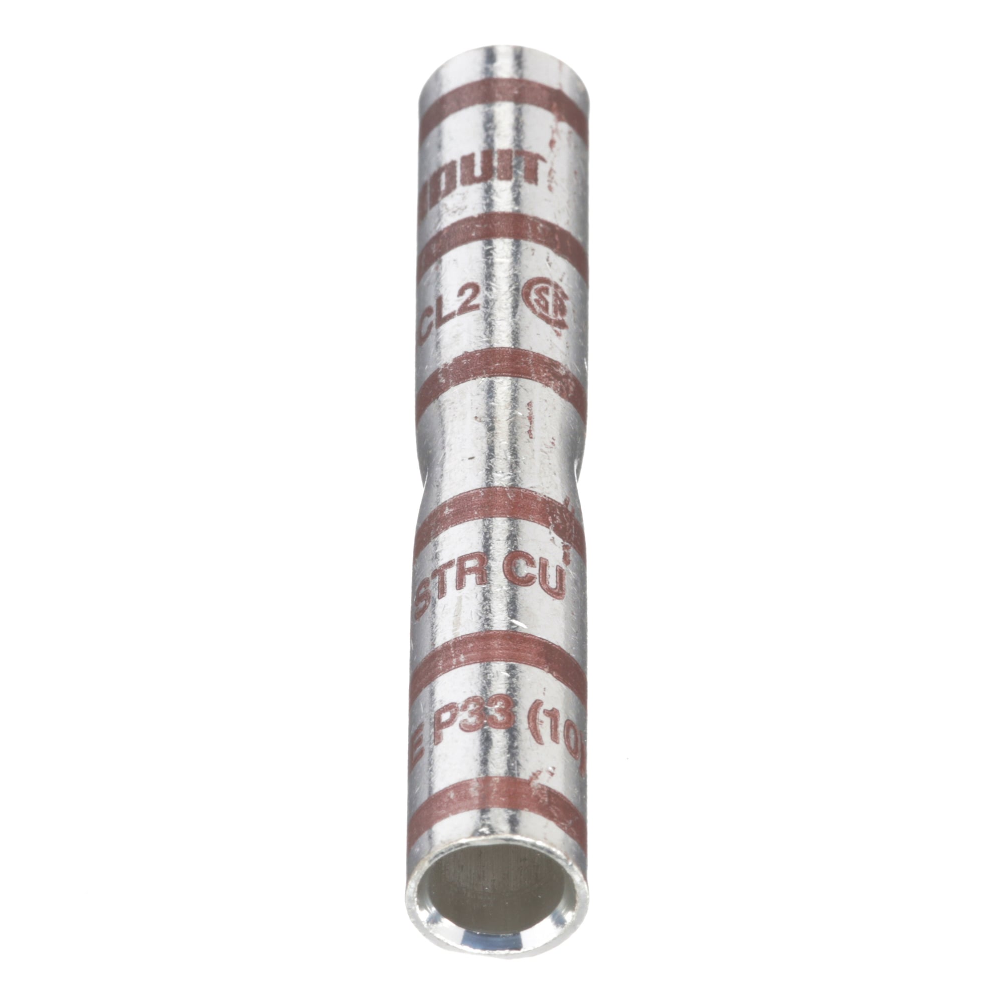 Copper Compression Butt Splice, Long Bar