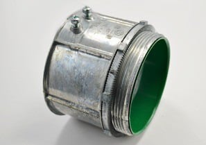 Connector, Set Screw, Zinc Die Cast, 105Â°C Insulated Throat, Size 4 Inch. Rated 105Â°C