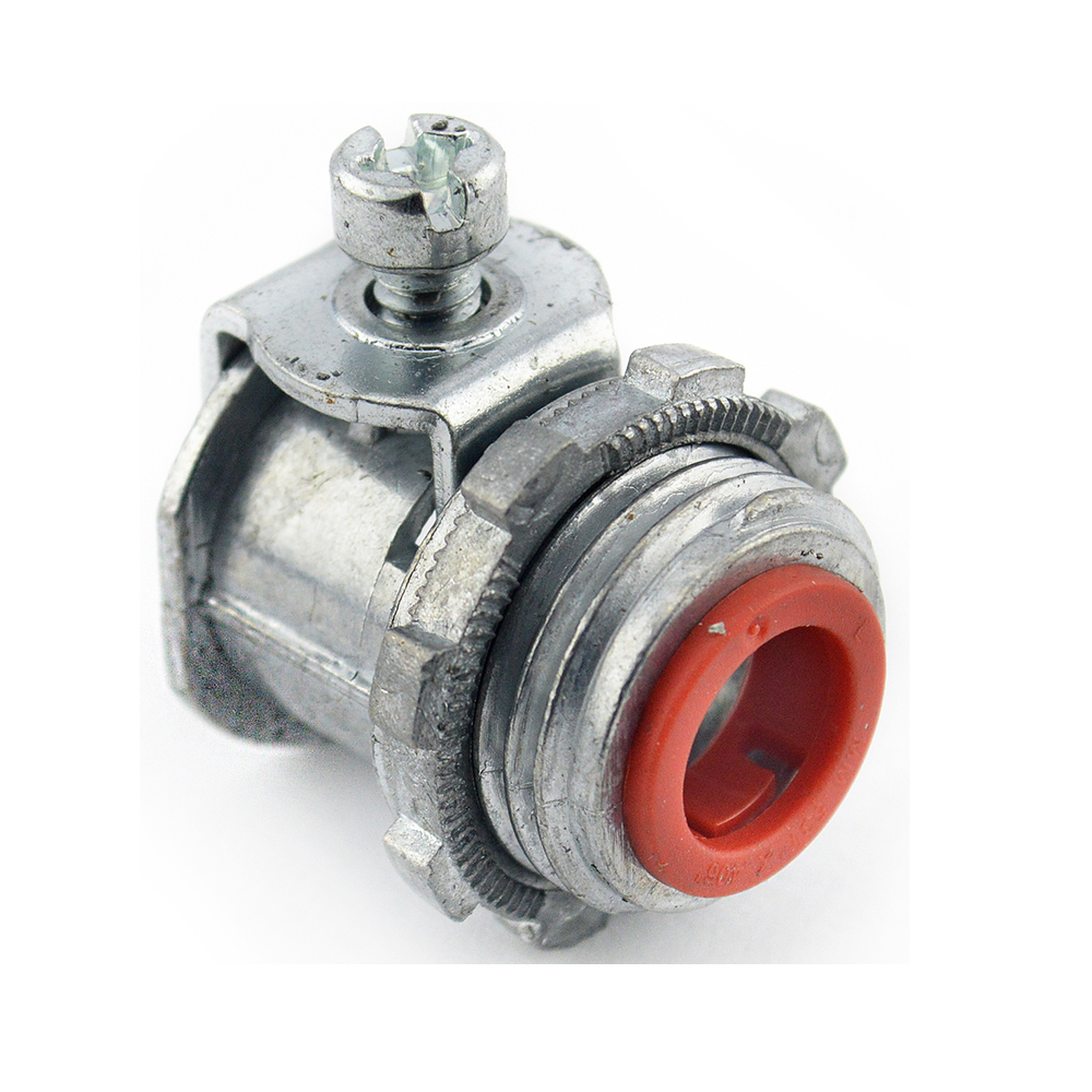 Low Profile "U" Shaped Strap Connectors, Zinc Die Cast/Insulated Throat