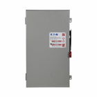 Eaton Enhanced visible blade single-throw safety switch, 200 A, NEMA 3R, Painted galvanized steel, Class H, Fusible without neutral, Three-pole, Three-wire, 600 V, Max Hp: 50, 50/ 125, 150 hp (1/3PH @480, 600 V), #6-250 kcmil Cu/Al