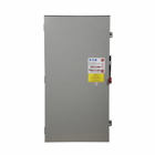 Eaton Heavy duty single-throw fused safety switch, Enhanced visible blade, 400 A, NEMA 3R, Neutral, Two-pole, Three-wire, 240 V, Max Hp: 50, 125, 50 hp (3PH @ Std fuse/time delay/250 Vdc), (2)#1/0-(2)300 kcmil or (1)#1/0-(1)750 kcmil Al