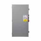 Eaton Enhanced visible blade single-throw safety switch, 400 A, NEMA 1, Painted steel, Class H, Three-pole, Three-wire, 240 V, Max Hp: 50, 125/ 50 hp (3PH @Std, TD/250 Vdc), (2)#1/0-(2)300 kcmil or (1)#1/0-(1)750 kcmil Al