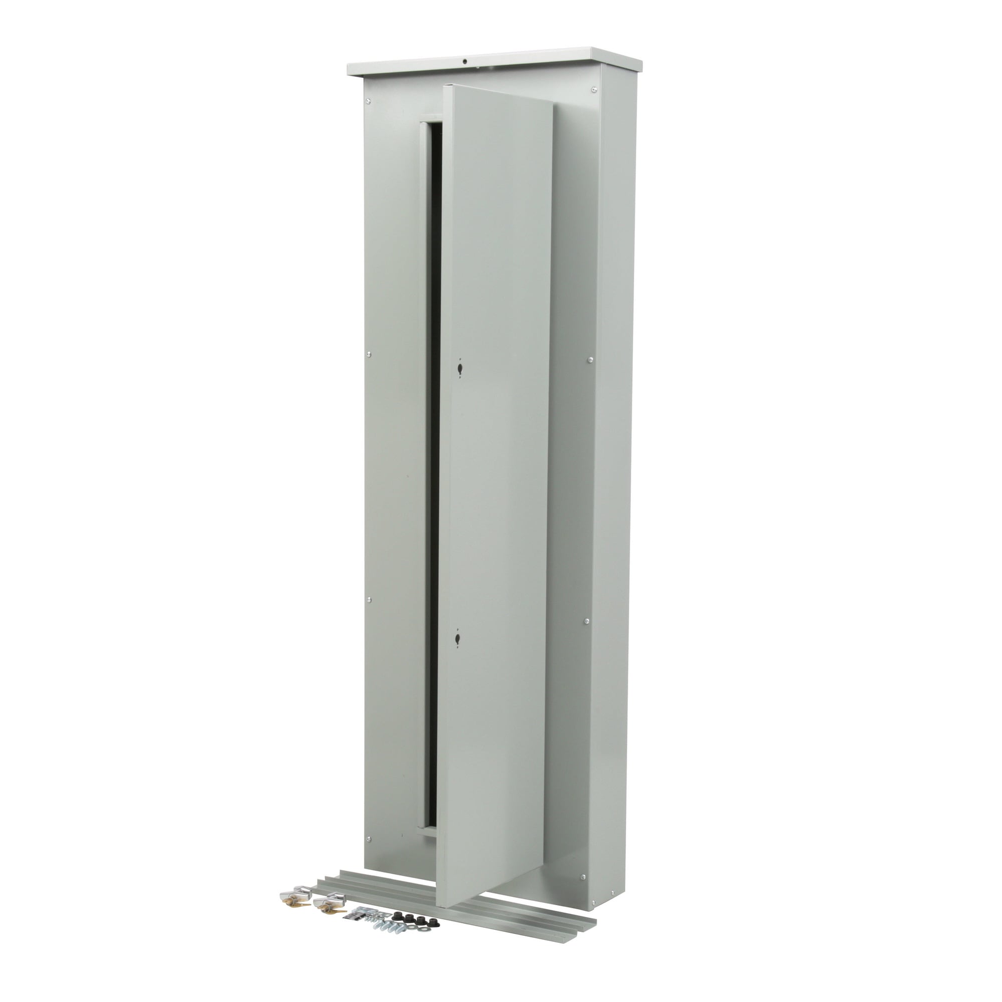  Low Voltage Unassembled Lighting Panel Parts/accessories. 16 Gauge steel box, 14 gauge steel front built type NEMA 3R/12 enclosure (box mounted). Dimensions (H x W x D) IN 62 x 20 x 5.75.