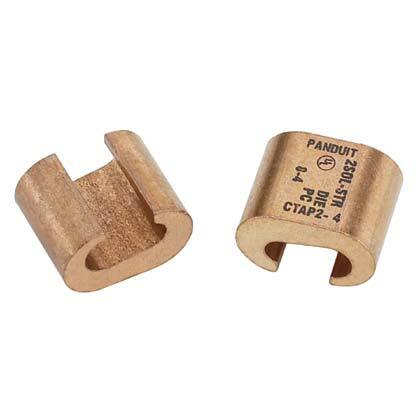 StructuredGround CTAP2-2-X Comp. Tap, 2-2, Copper, Copper, PK10