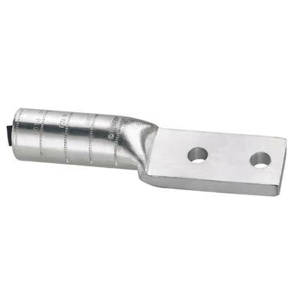 Aluminum Compression Lug, 2 Hole, 250 kc