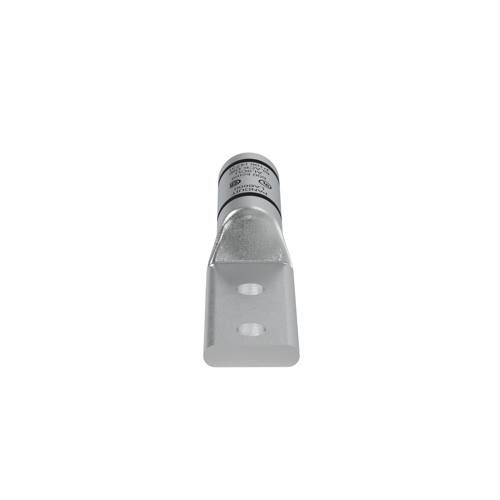 Aluminum Compression Lug, 2 Hole, 600 kc