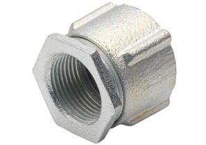 Coupling, Conduit, Three-Piece, Aluminum, Size 1 Inch