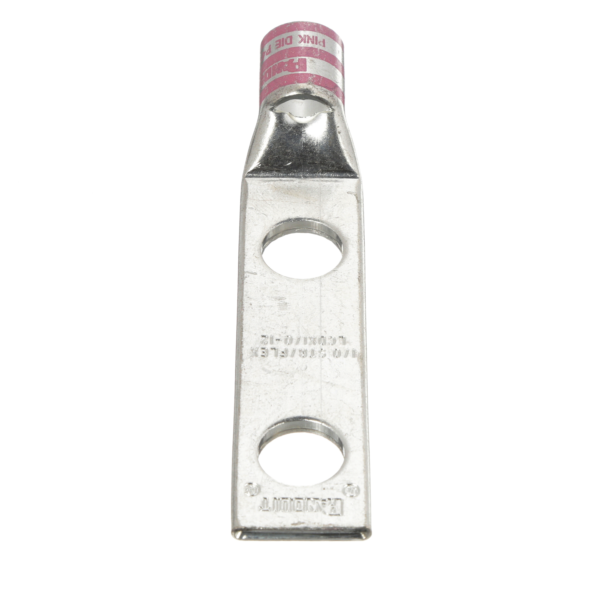 Copper Compression Lug, 2 Hole, 1/0 AWG 