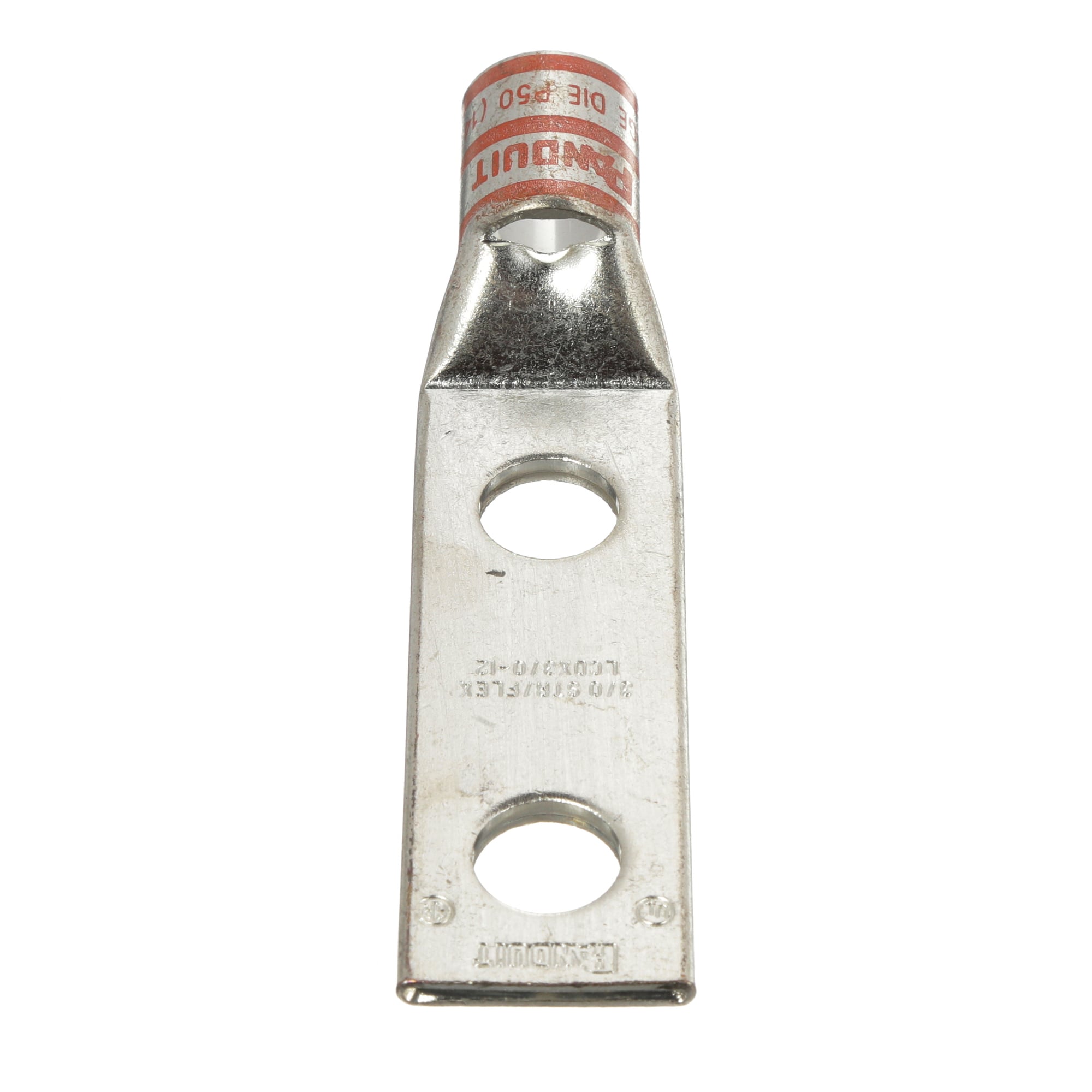 Copper Compression Lug, 2 Hole, 3/0 AWG 