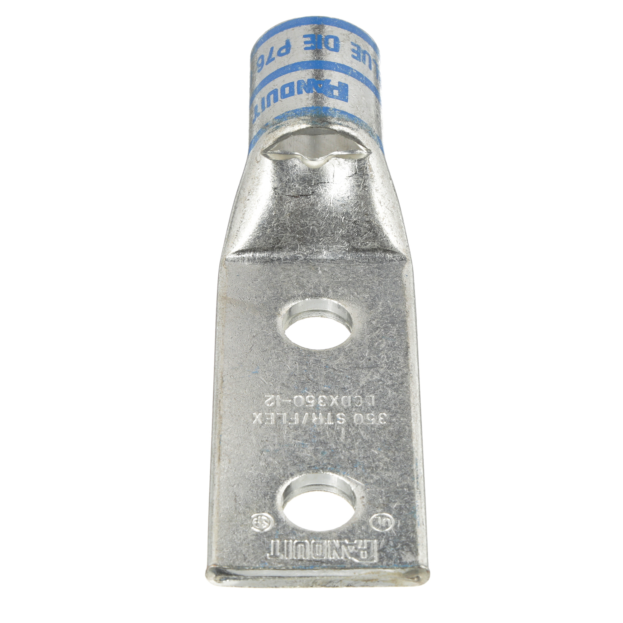 Copper Compression Lug, 2 Hole, 350 kcmi