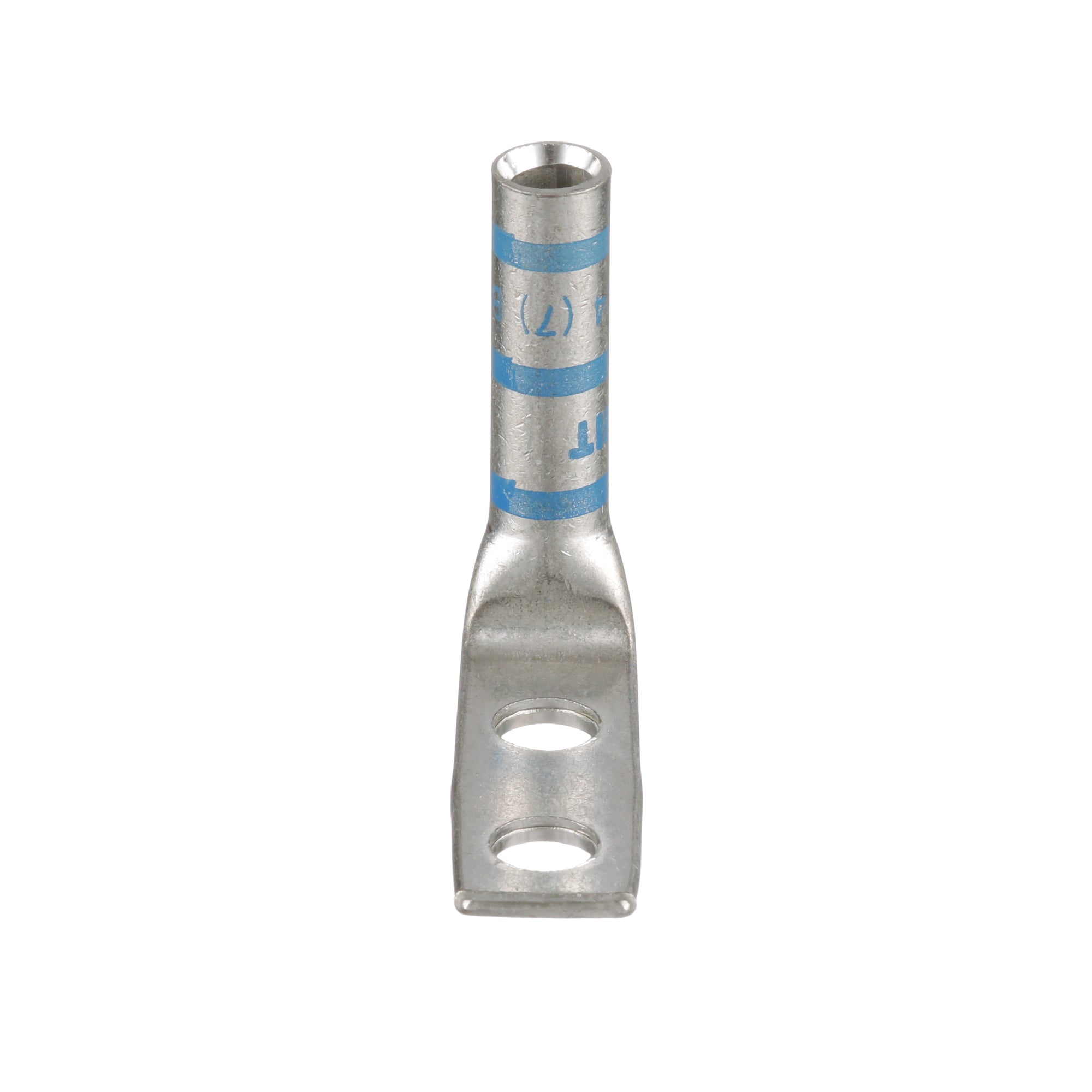 Copper Compression Lug, 2 Hole, #6 AWG F