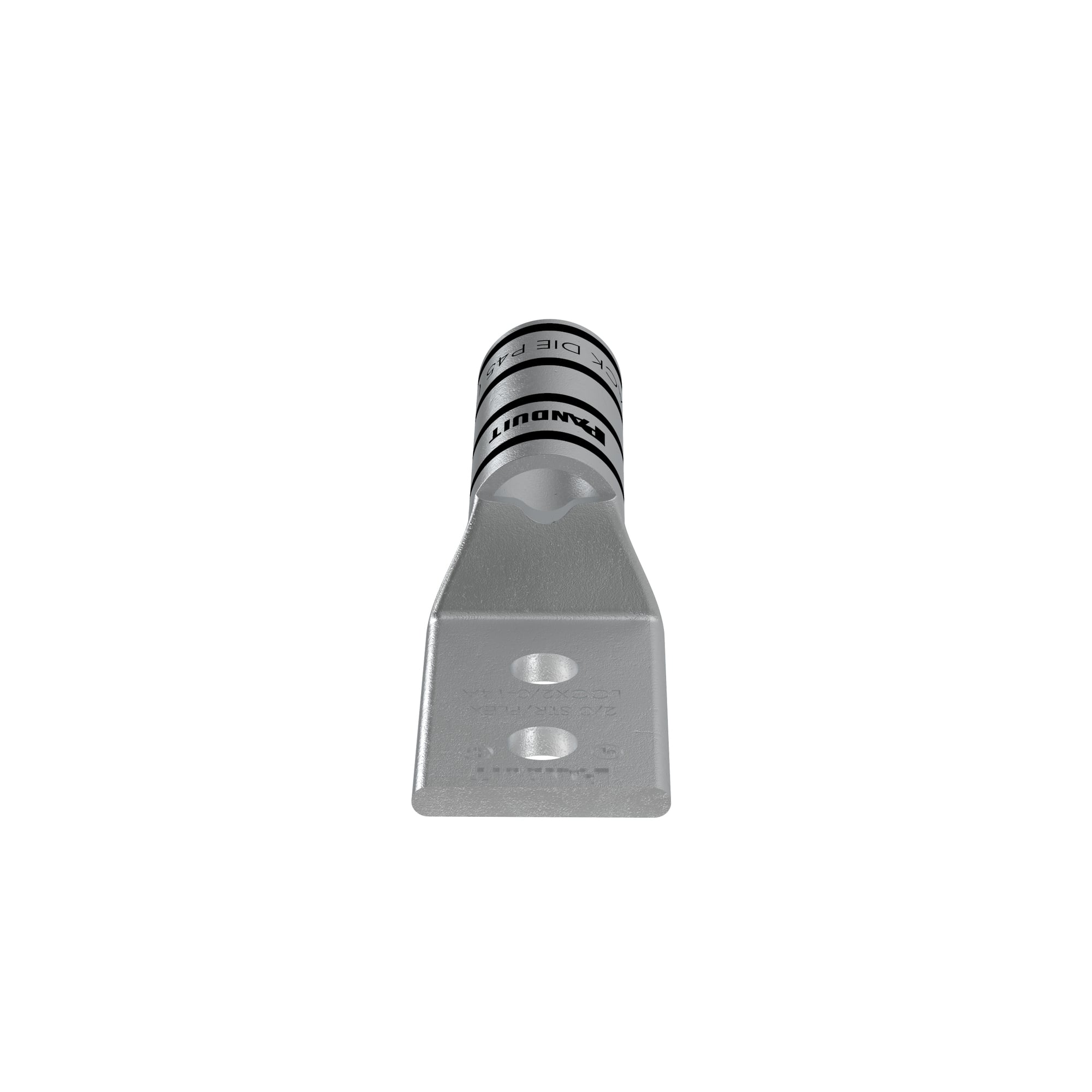 Copper Compression Lug, 2 Hole, 2/0 AWG 