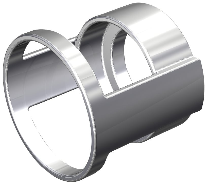 Accessory for Class 52 Devices Mushroom Head Guard Metal, Chrome Plated for Mushroom Head Caps Small 1.79 (45 mm) Maximum. Helps protect against accidental operation.