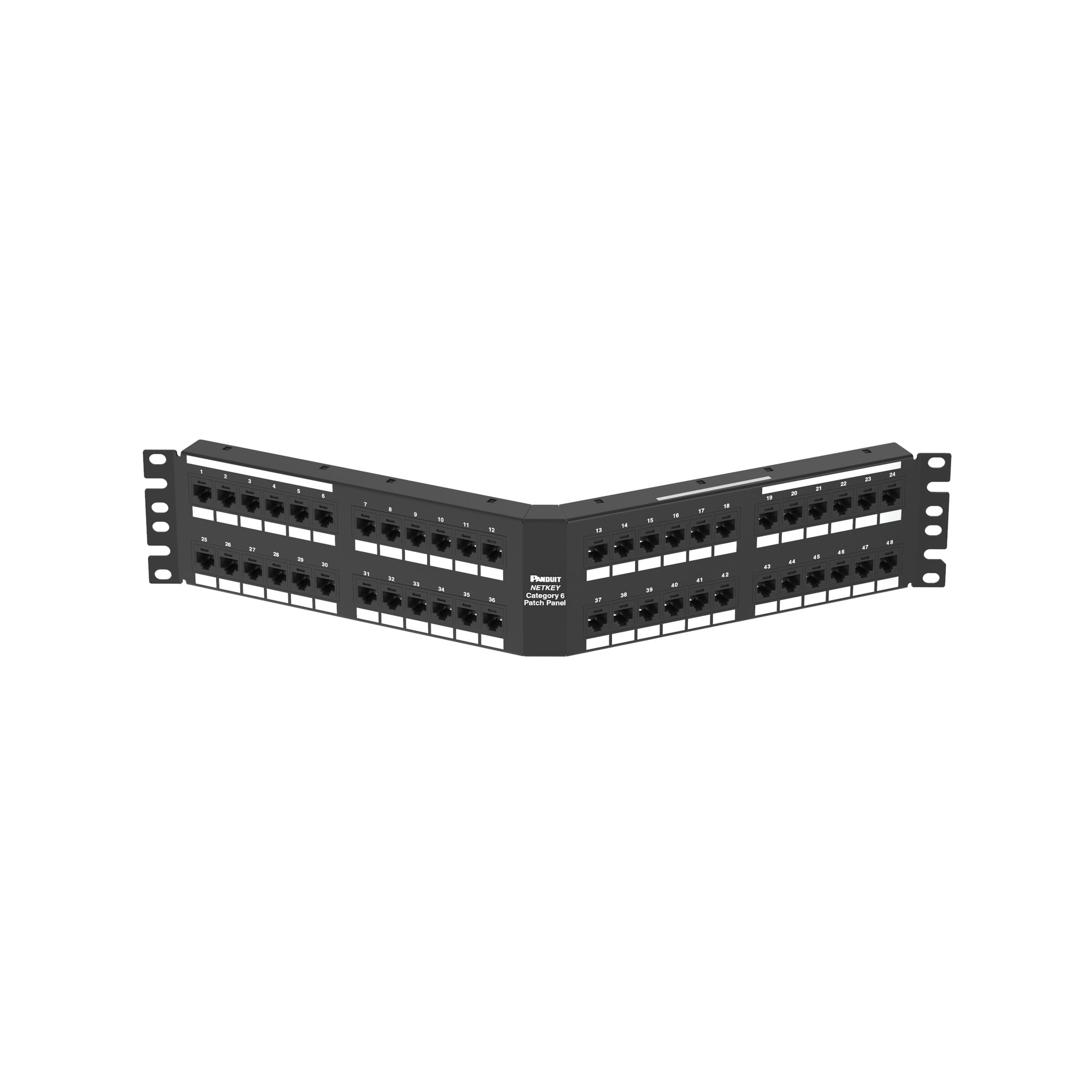 NK 48 port, Cat 6, Angled, Punchdown Pat