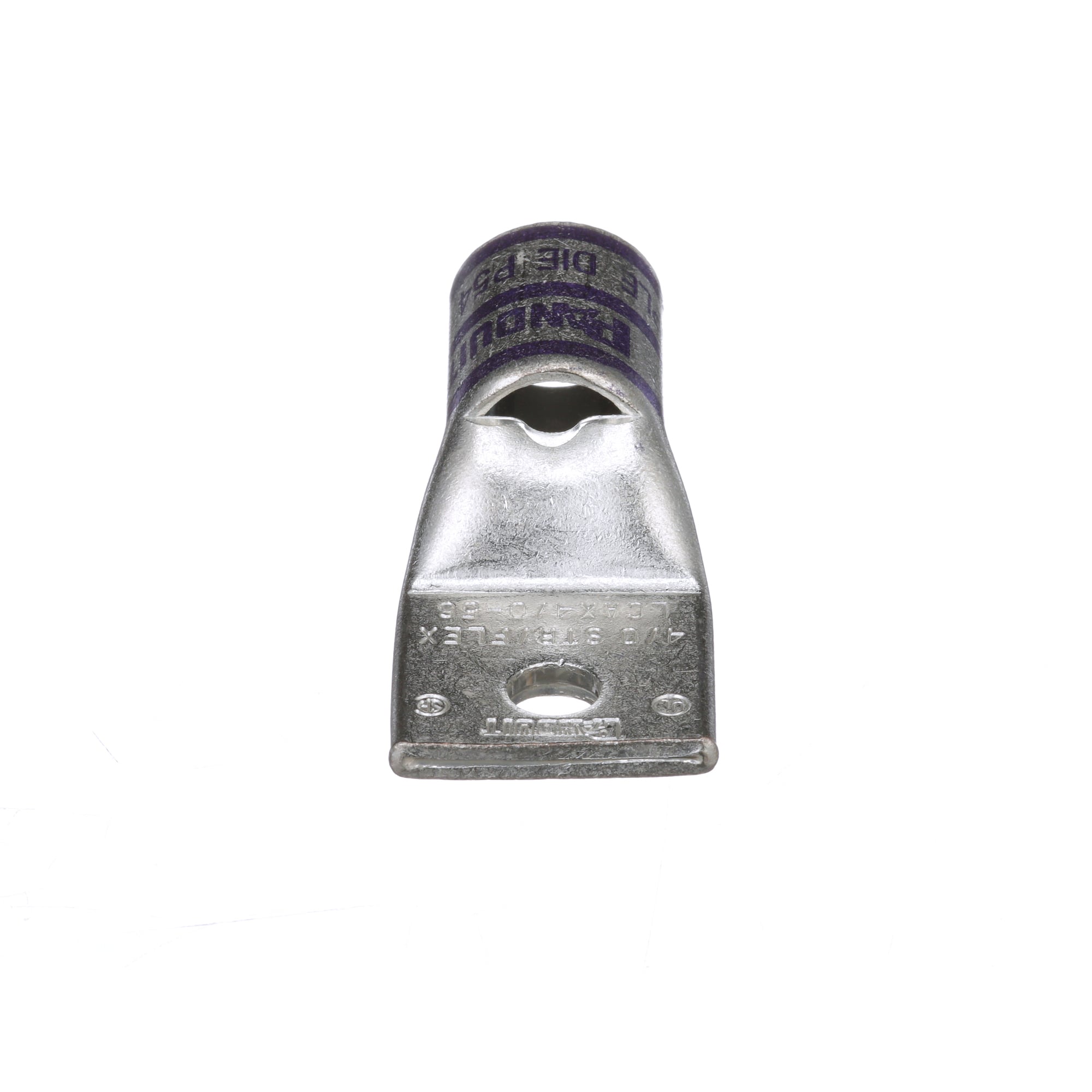 Copper Compression Lug, 1 Hole, 4/0 AWG 